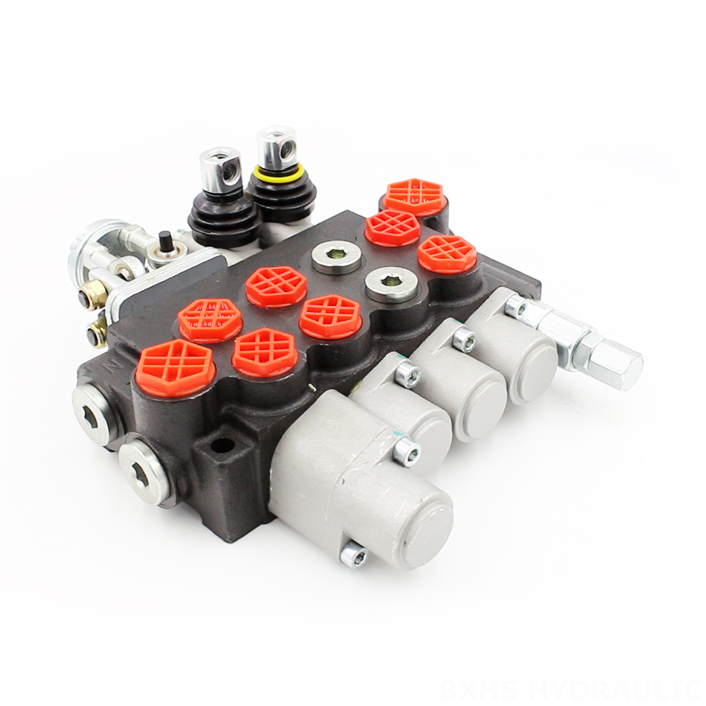 P40 Manuale e joystick 4 Spool Valvola direzionale monoblocco cover photo